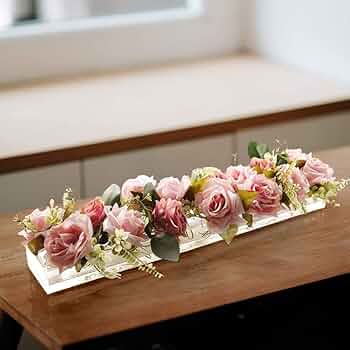 生花花器　自由花　アクリル ダイヤモンド型花瓶 ピンク Amazon.co.jp: クリアアクリル花器 長方形 2023年 モダン